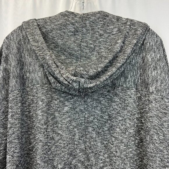 H&M Womens Multicolor Short Sleeve Open Front Hooded Cardigan Sweater Size Small - Picture 6 of 10